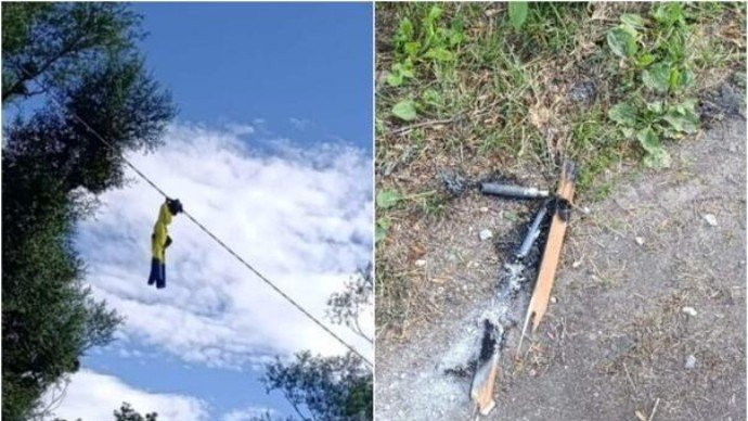 Policija pokrenula istragu o paljenju zastava BiH kod Livna