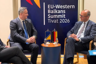 Bećirović s Merzom o evropskim integracijama, ekonomskoj saradnji i izboru novog visokog predstavnika