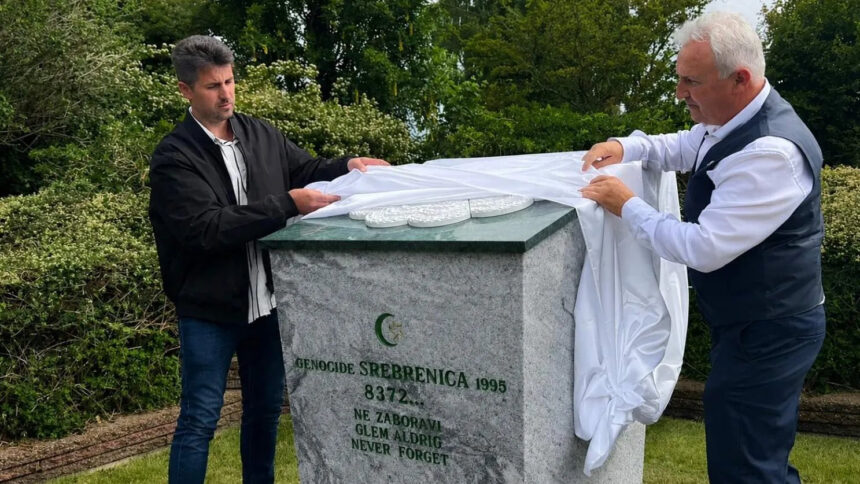 U Danskoj otkriven spomenik Cvijet Srebrenice: 'Sjećanje na genocid nikada neće izblijediti'