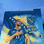 Brezanska razglednica za Svjetsko prvenstvo: Mural Edina Džeke privlači pažnju
