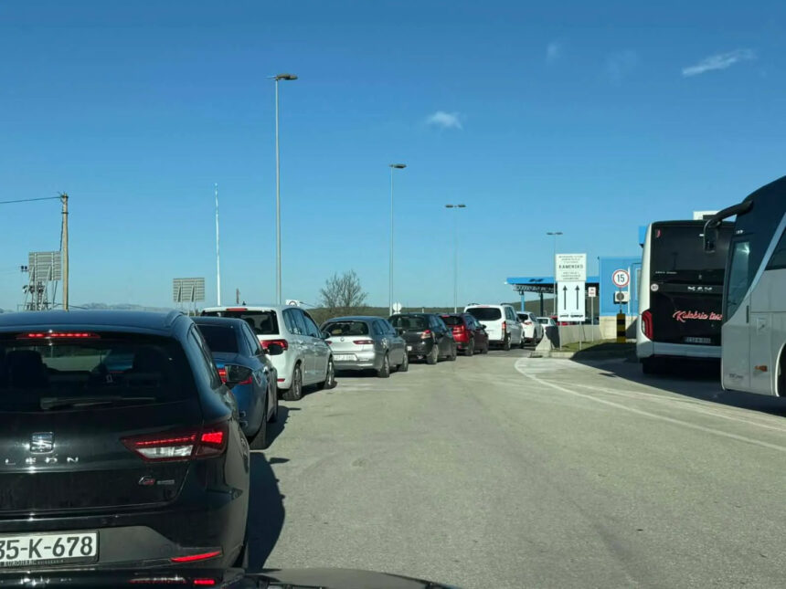 Pojačan promet vozila na više graničnih prijelaza na izlazu iz BiH