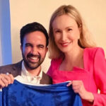 Susret u New Yorku: Amra Šabić El-Rayess uručila dres Edina Džeke gradonačelniku Zohranu Mamdaniju
