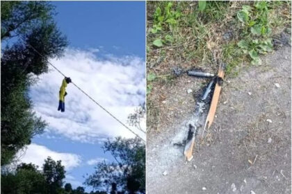 Vandalski čin kod Livna: Zapaljene zastave BiH