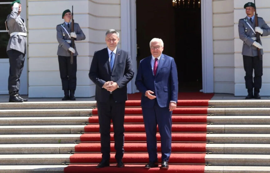 Bećirović u Berlinu s predsjednikom Njemačke Steinmeireom o jačanju ekonomskih veza i privlačenju novih investicija