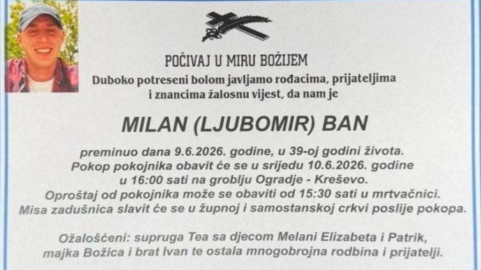 Ovo je policajac koji je počinio samoubistvo iz pištolja