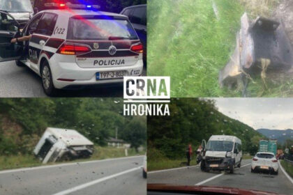 Teška nesreća kod Ilijaša: Pala kašika s bagera, sudarili se kamion i kombi, saobraćaj otežan