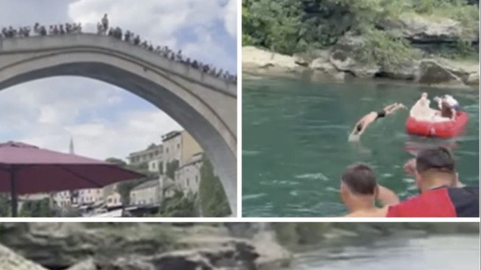 Muškarac nestao u Neretvi nakon skoka sa Starog mosta