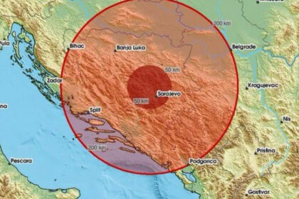 Zemljotres jačine 3,1 stepen probudio Sarajlije