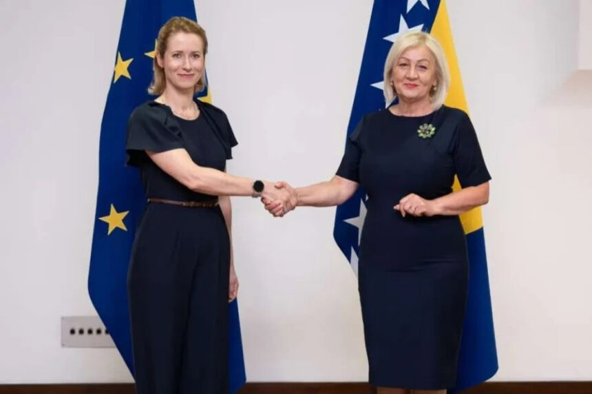 Krišto s Kallas u Sarajevu: EU put BiH moguć uz nastavak reformi i političku volju