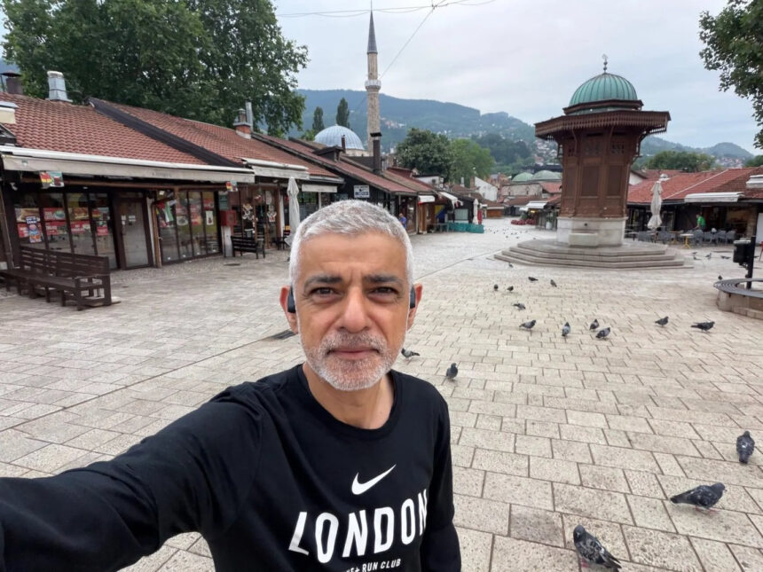Gradonačelnik Londona na jutarnjem trčanju ulicama Sarajeva