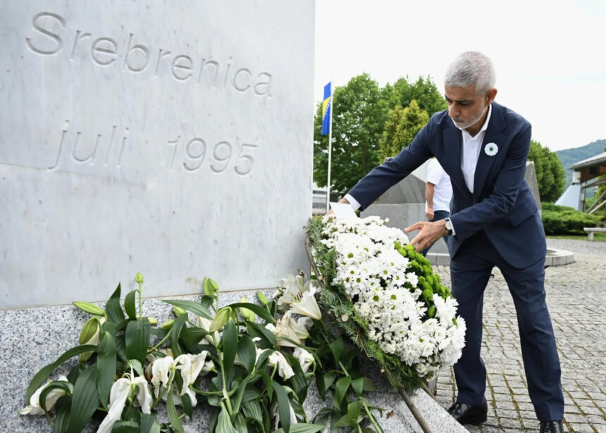 Gradonačelnik Londona Sadiq Khan iz Srebrenice: Sjećanje na genocid mora biti opomena cijelom svijetu