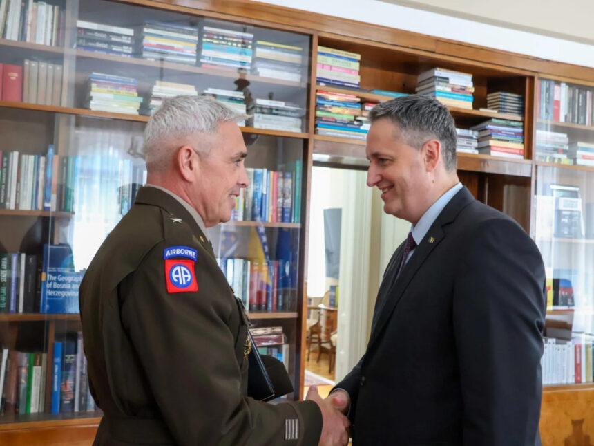 Bećirović s novim komandantom NATO štaba: Članstvo u Alijansi ostaje strateški cilj BiH