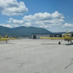 Vjetar im onemogućio gašenje požara u Hercegovini: Air tractori bili prinuđeni sletjeti na Sarajevski aerodrom
