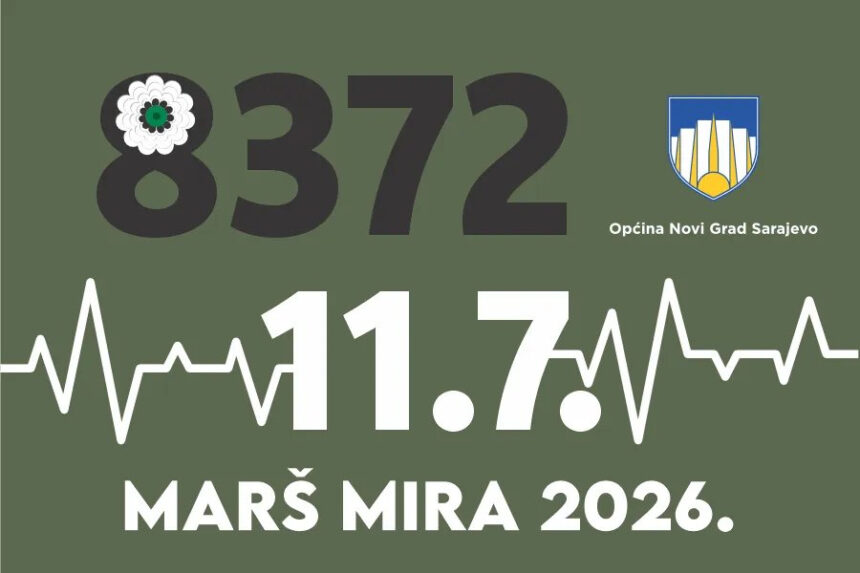 Općina Novi Grad Sarajevo organizira pohod na 'Marš mira', za učesnike osiguran prijevoz