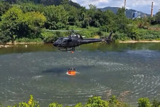 Pivić: Helikopter koji je nabavila Vlada ZDK pokazao punu vrijednost u gašenju požara iz zraka