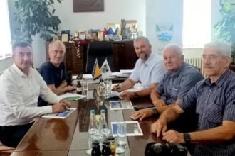 Osman Ćatić, Behir Balić, dr. Rusmir Hadžihušinović, Faik Japalak i Esad Ejubović (Foto: NoviKonjic.ba)