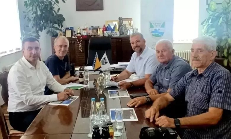 Osman Ćatić, Behir Balić, dr. Rusmir Hadžihušinović, Faik Japalak i Esad Ejubović (Foto: NoviKonjic.ba)