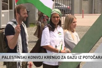 Iz Potočara krenuo konvoj za Palestinu: Srebrenica i Gaza povezane porukom protiv zločina