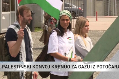 Iz Potočara krenuo konvoj za Palestinu: Srebrenica i Gaza povezane porukom protiv zločina