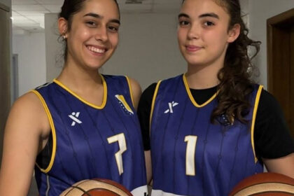 Ajša Halilović i Ejla Ravnjak na pripremama U16 reprezentacije BiH