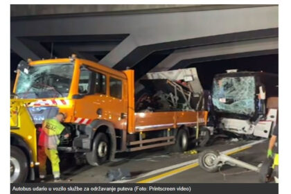 Autobus iz BiH se sudario u Njemačkoj, 15 povrijeđenih (VIDEO)