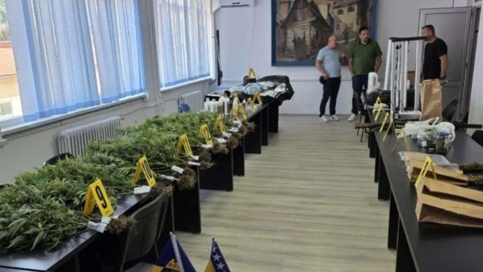MUP BPK proveo opsežnu akciju: U Goraždu otkrivena labaratorija za uzgoj marihuane, uhapšen Sarajlija