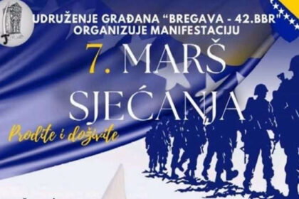 U subotu Marš sjećanja Prođite i doživite