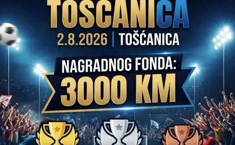 Počele prijave za 47. tradicionalni turnir Tošćanica 2026