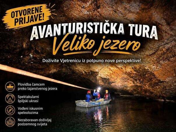 Zavirite u skriveni dio Vjetrenice: Pokrenuta ekskluzivna tura za najhrabrije