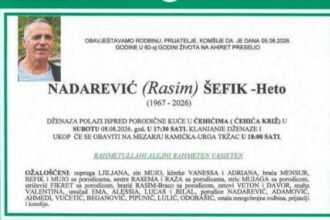 Poznat termin dženaze Šefiku Nadareviću kojeg je ubio komšija