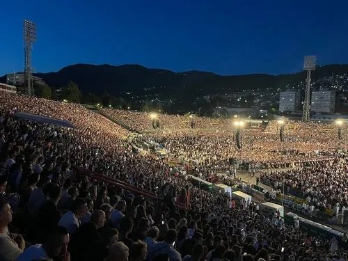 Tri koncerta Dine Merlina i 200.000 posjetilaca: Sarajevo pokazalo da može organizovati najveće događaje u regiji
