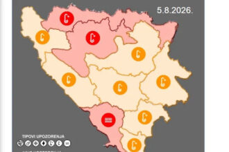 Na jugu i do 42 stepena, izbjegavajte duži boravak na otvorenom