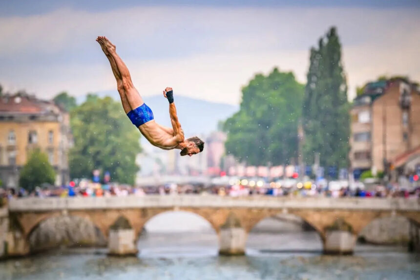 U Sarajevu danas i sutra skokovi u vodu 'Bentbaša Cliff Diving 2026'