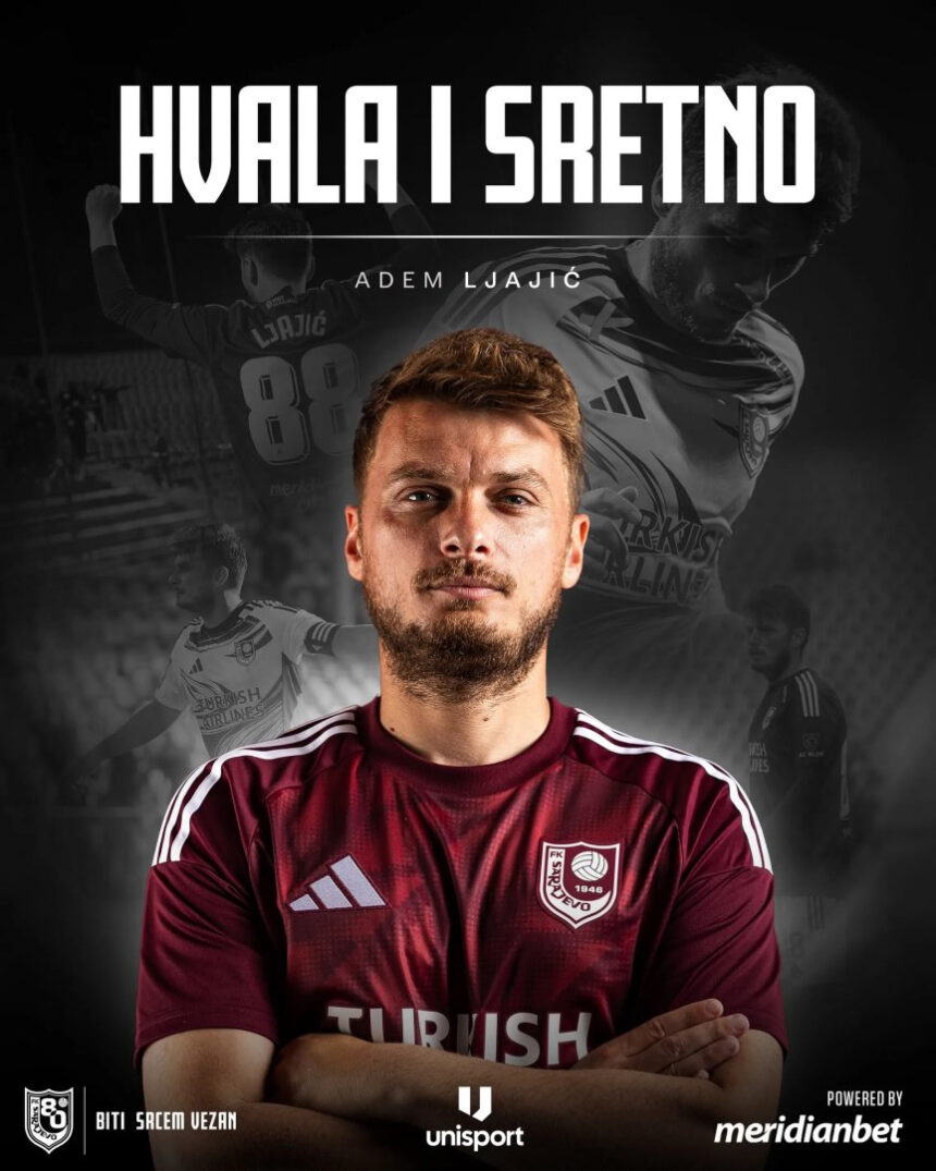Adem Ljajić nije više fudbaler FK Sarajevo