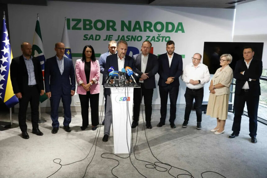 SDA: Bećirović diplomatsku mrežu BiH pretvara u vlastiti predizborni štab
