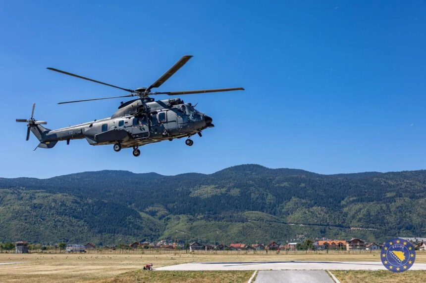 Vježba EUFOR-a: Mađarski helikopteri stigli u bazu Butmir
