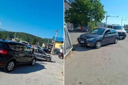 Saobraćajna nesreća u Binježevu: Dva vozila se sudarila