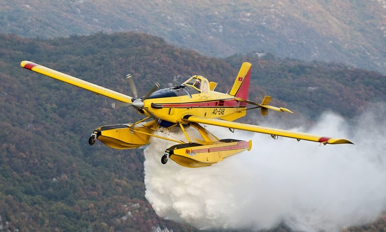 Air Tractor pomaže vatrogascima u gašenju požara kod Kanjine