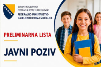 Objavljena preliminarna lista učenika povratnika koji će dobiti jednokratnu pomoć za početak školske godine