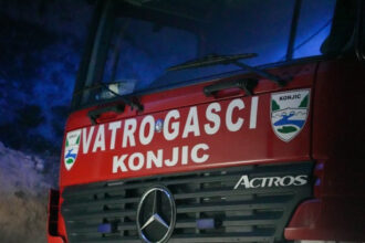 Požari kod Konjica i dalje aktivni, vatra prijeti kućama: Građani uznemireni, gašenje se nastavlja tokom noći