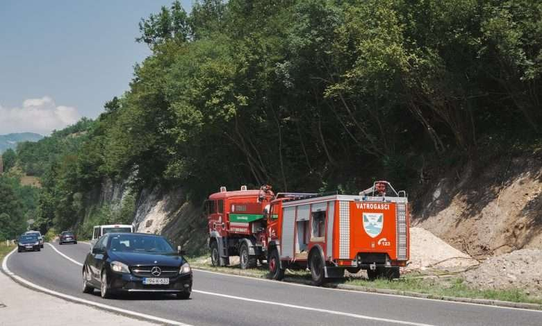 Oprez za vozače kod Živašnice: Zbog požara mogući odroni kamenja i oštećenja vozila