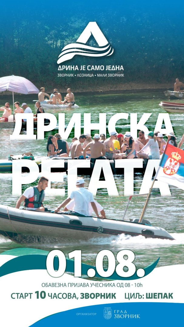 Danas „Drinska regata i „Spustijada – sutra zvanično počinje „Zvorničko ljeto