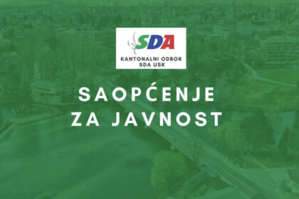SDA-USK-a: Saopćenje za javnost