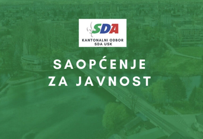 SDA-USK-a: Saopćenje za javnost