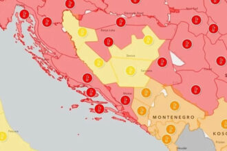 Za područje Mostara, Banje Luke, Prijedora i Višegrada upaljen crveni meteoalarm