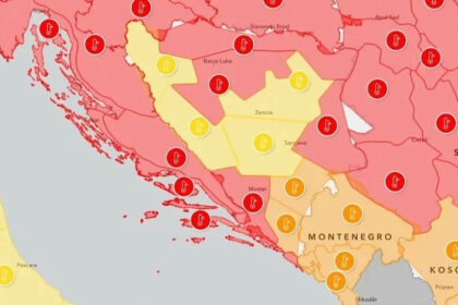 Za područje Mostara, Banje Luke, Prijedora i Višegrada upaljen crveni meteoalarm