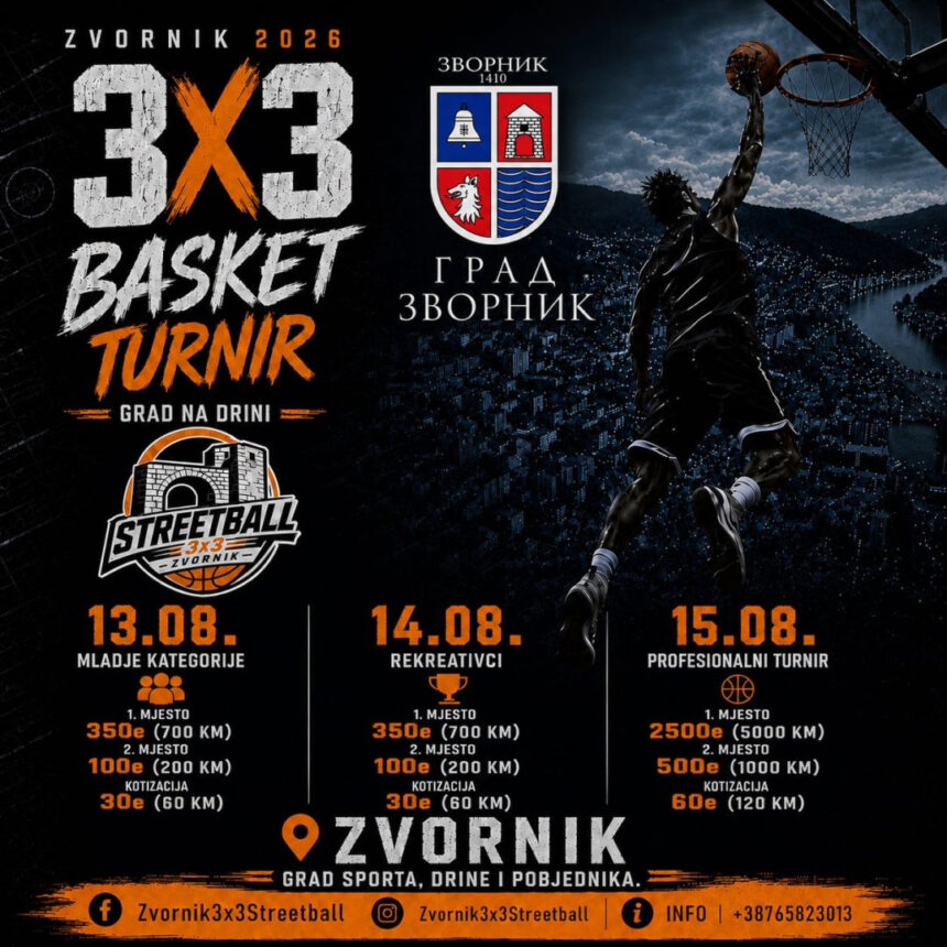 Basket spektakl u Zvorniku od 13. do 15. avgusta