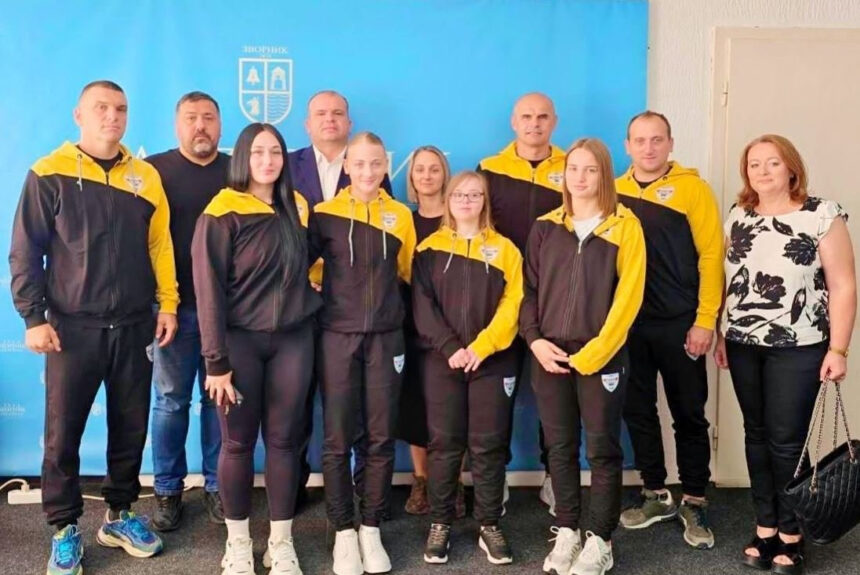Svečani prijem za najbolje džudistkinje „Sokolova kod gradonačelnika Zvornika