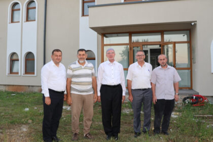 Zvornik: Muftija Fazlović obišao gradilište džamije u Glumini