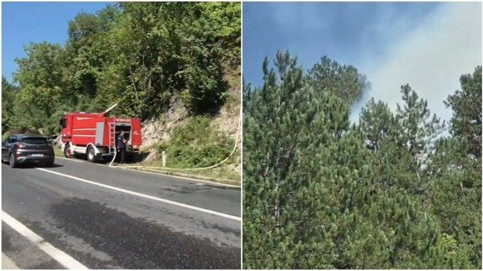 Haos: Pogledajte borbu vatrogasaca u mjestu Kanjina kod Konjica